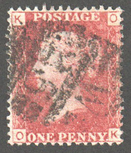 Great Britain Scott 33 Used Plate 109 - OK - Click Image to Close